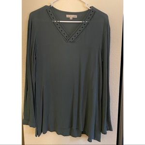 NEW Downeast Sage Green Top